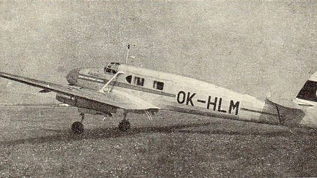 Jeden ze dvou letoun Focke-Wulf Fw 58C Weihe pouvanch v letech 1943 a 1944 Slovenskou leteckou spolenost.