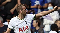 Útoník Tottenhamu Harry Kane vstelil vyrovnávací gól v zápase anglické...