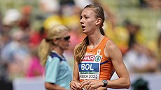 Nizozemka Femke Bolová bhem semifinále bhu na 400 metr pekáek na...