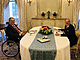 Prezident Milo Zeman a premiér Petr Fiala pi jednání na zámku v Lánech 23....