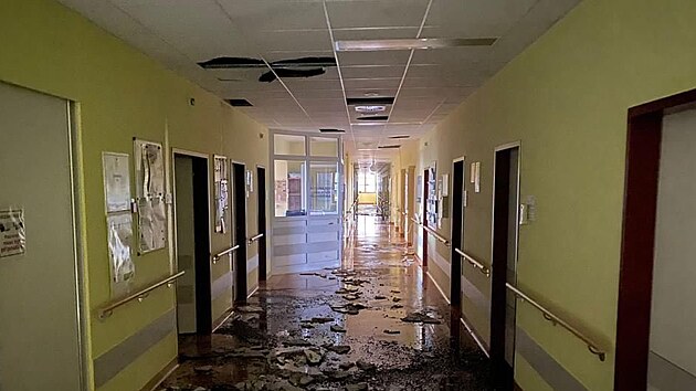 V Ústřední vojenské nemocnici v sobotu hořelo. (27. srpna 2022)