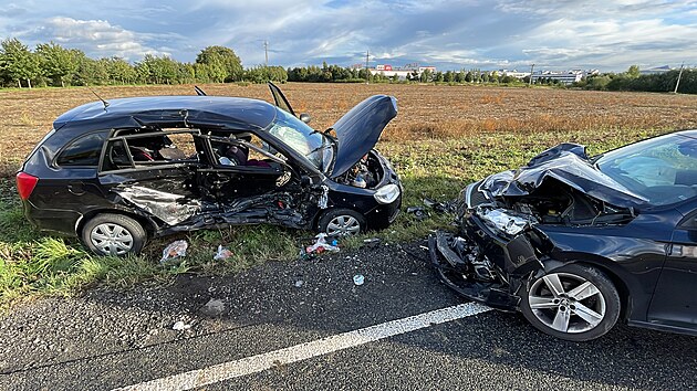 V sobotu došlo k dopravní nehodě na ulici K Dálnici. (17. září 2022)