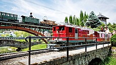 elezniní park Swiss Vapeur Parc v Le Bouveret