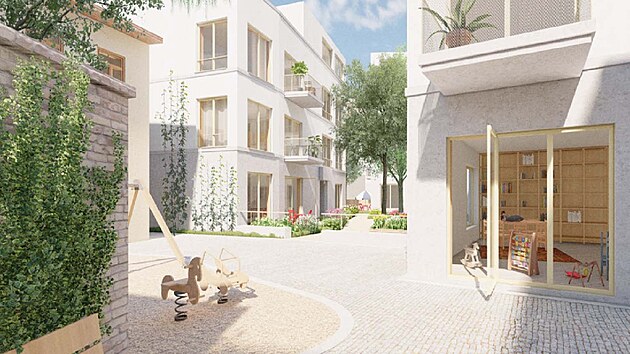 Budoucí podoba lokality Papírové náměstí