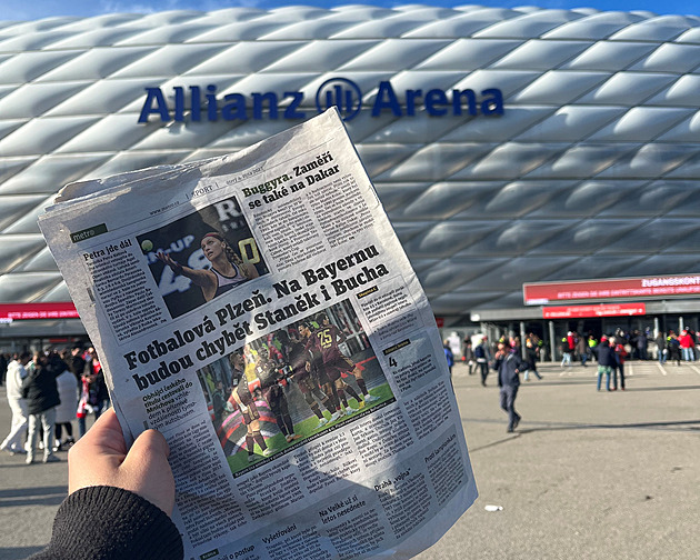 <p>Nejčtenější noviny v Praze - deník Metro - se dostal do Mnichova na zápas Plzně s Bayernem Mnichov v rámci Champions League.</p>