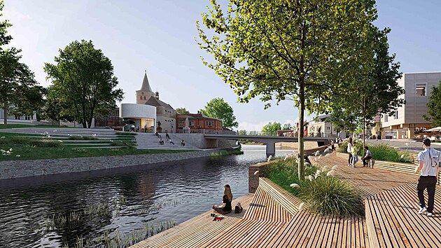 Tržnici a krásenský břeh řeky Bečvy ve Valašském Meziříčí čeká proměna.