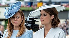 Princezny Beatrice a Eugenie (dostihy Royal Ascot, 19. ervna 2018)