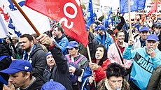 Českomoravská konfederace odborových svazů svolala na Václavské náměstí... | na serveru Lidovky.cz | aktuální zprávy