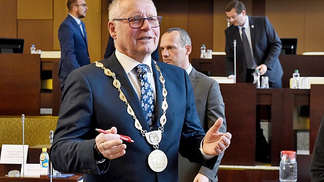 Primátor Ústí nad Labem Petr Nedvědický (ANO). (24. 10. 2022)