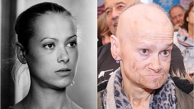 Yvetta Kornová v letech 1986 a 2022