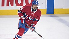 Tomá Plekanec pi svém 1000. utkání v NHL.
