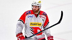 Pardubický obránce David Musil. Pardubický obránce David Musil.