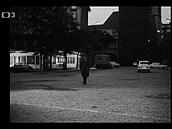 Detektivka 5 milionů svědků z roku 1965. Tehdejší Náměstí Maxima Gorkého, nyní...