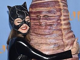 Leni Klumová a Heidi Klumová na halloweenské party modelky (New York, 31. íjna...