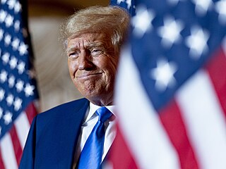 Bývalý americký prezident Donald Trump hodnotí výsledek kongresových voleb ve... Bývalý americký prezident Donald Trump hodnotí výsledek kongresových voleb ve...