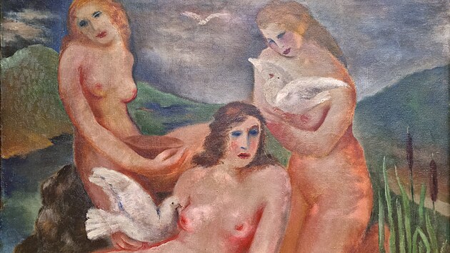 Obraz Holubice je jedním z děl její vrcholné tvorby.