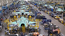Továrna Air Force Plant 4 na výrobu letoun F-35 v texaském Fort Worth
