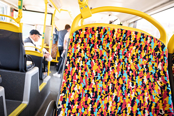 Berlínský dopravní podnik BVG pedstavil nové potahy sedadel, které nejsou...