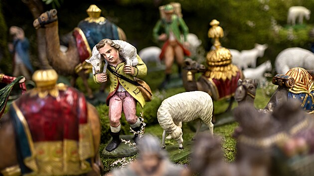 Restaurování mechanického betlému trvalo deset let.