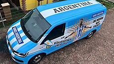 Dodávka fanouka Argentiny