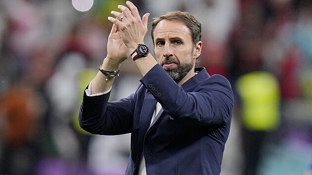 Anglický trenér Gareth Southgate Anglický trenér Gareth Southgate