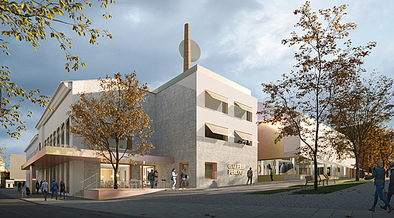 Studio Chybík + Kristof: návrh na promnu brownfieldu. Pvodní výrobní budova...