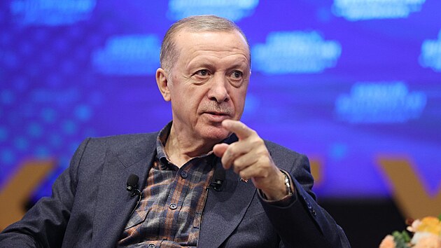 Tureck prezident Recep Tayyip Erdogan (10. prosince 2022)