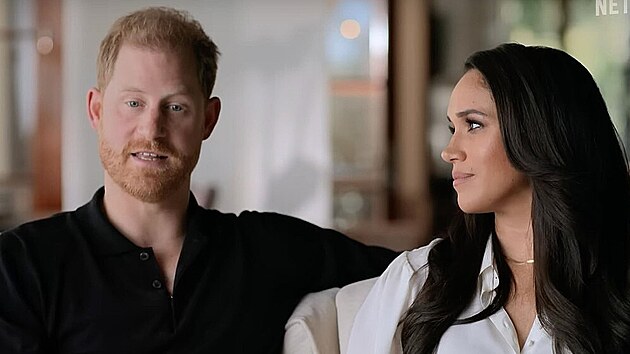 Princ Harry a vvodkyn Meghan v dokumentrn srii Harry & Meghan (2022)