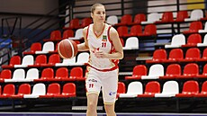 Nová posila basketbalistek Slavie Praha Kateina Suchanová, rozená Elhotová