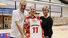 Nová posila basketbalistek Slavie Praha Kateina Suchanová, rozená Elhotová,...