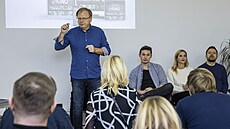 Producent Miloslav mídmajer pedstavuje projekt eské kino (5. prosince 2022).
