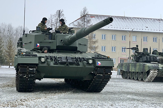 Tank Leopard 2A4 u v eských barvách