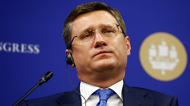 Alexandr Valentinovič Novak na Petrohradském mezinárodním ekonomickém fóru (7. června 2019)