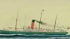Barevná kresba SS Warrimoo