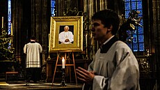 Me za Benedikta XVI. v Katedrále svatého Víta. (31. prosince 2022)
