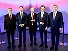 Jaroslav Bata, Karel Divi, Pavel Fischer, Marek Hiler a Tom Zima v...