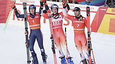 Nejlepí lyai obího slalomu v Adelbodenu: druhý Henrik Kristoffersen...