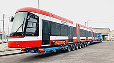 Do Brna dorazila druhá obousmrná tramvaj koda ForCity Smart 45T. Jeliko jde...