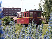 Dochovaný motorový vz M131.1133, který vezl poslední vlak z Vysokého Veselí.