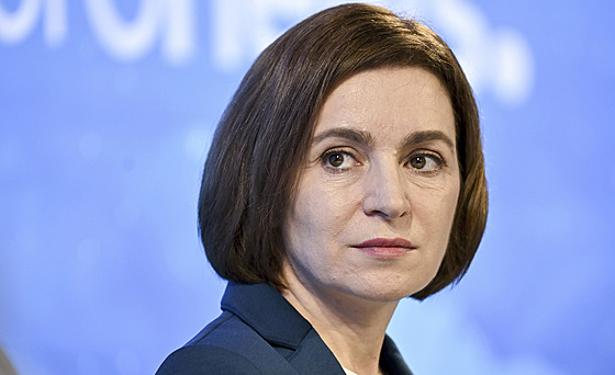 Moldavská prezidentka Maia Sanduová na Svtovém ekonomickém fóru v Davosu (17....