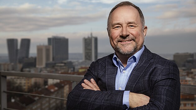 Tomáš Salomon, šéf České spořitelny. (Praha 18. 1. 2023) Tomáš Salomon, šéf České spořitelny. (Praha 18. 1. 2023)