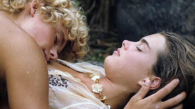 Christopher Atkins a Brooke Shieldsov ve slavnm filmu Modr laguna (1980)
