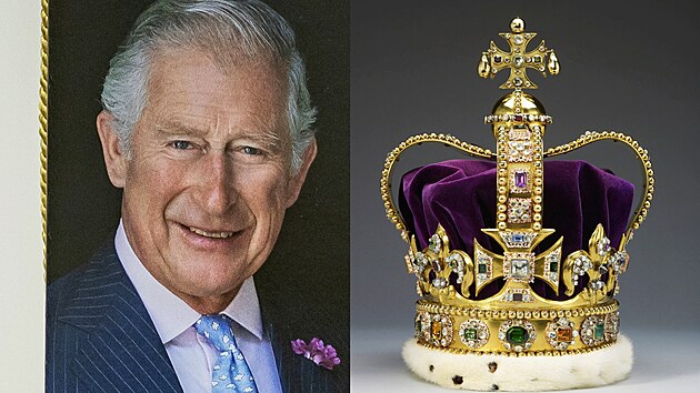 Krl Karel III. bude mt bhem korunovanho obadu korunu svatho Eduarda.
