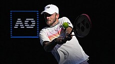 Tommy Paul bhem tvrtfinále na Australian Open.