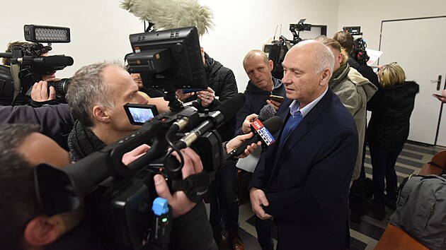 Soud ve Vsetíně začal projednávat kauzu otrávené řeky Bečvy. na snímku obžalovaný ředitel firmy Energoaqua Oldřich Havelka. (leden 2023)