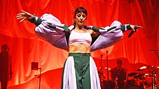 Britská zpvaka Ellie Goulding na koncert v Londýn. (7. února 2023)