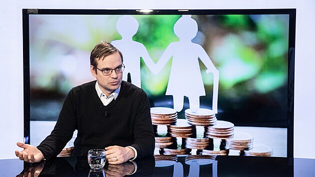 Hostem pořadu Rozstřel je ekonom a poradce ministra práce Filip Pertold. (14. února 2023)