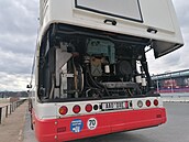 Motor v době, kdy sem šlo nahlédnout legálně.