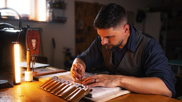 Živnostník roku Milan Heitmar při práci
