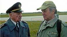 Emil Boek (vlevo) na archivním snímku s Tomáem Jamborem.